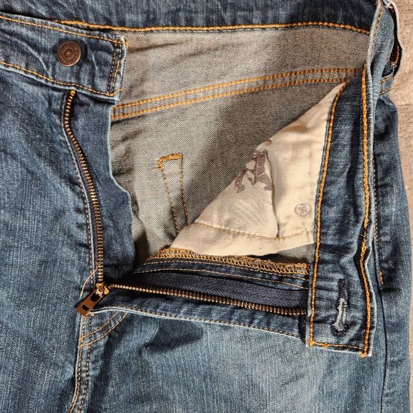 Levi's 505 Jeans Men's 33X30 Blue Straight Regular Fit - Picture 6 of 16